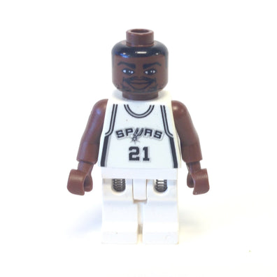 LEGO Minifigure-NBA Tim Duncan, San Antonio Spurs #21-Sports / Basketball-NBA004-Creative Brick Builders